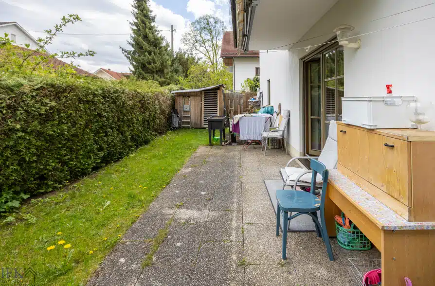 2-Zimmer-Erdgeschosswohnung mit Garten in zentraler Wohnlage in Weilheim - Garten (41781)