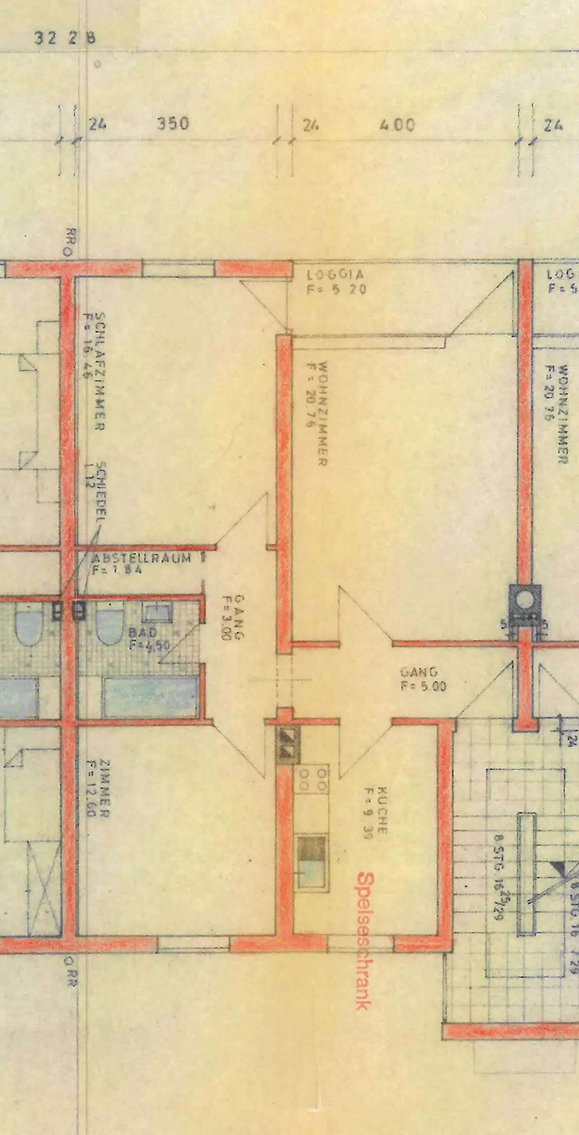 Grundriss - Charmante 3-Zimmer-Wohnung mit Südbalkon in Weilheim