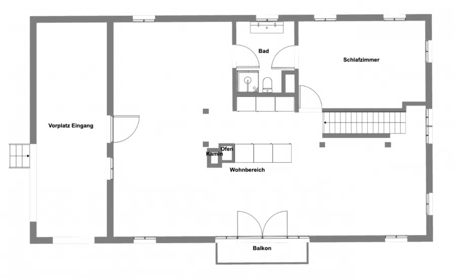 Grundriss OG - Ökologisches Wohnen und Arbeiten unter einem Dach! Juwel in Uffing am Staffelsee!