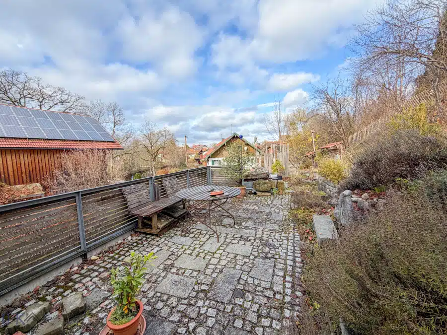 Terrasse - Ökologisches Wohnen und Arbeiten unter einem Dach! Juwel in Uffing am Staffelsee!