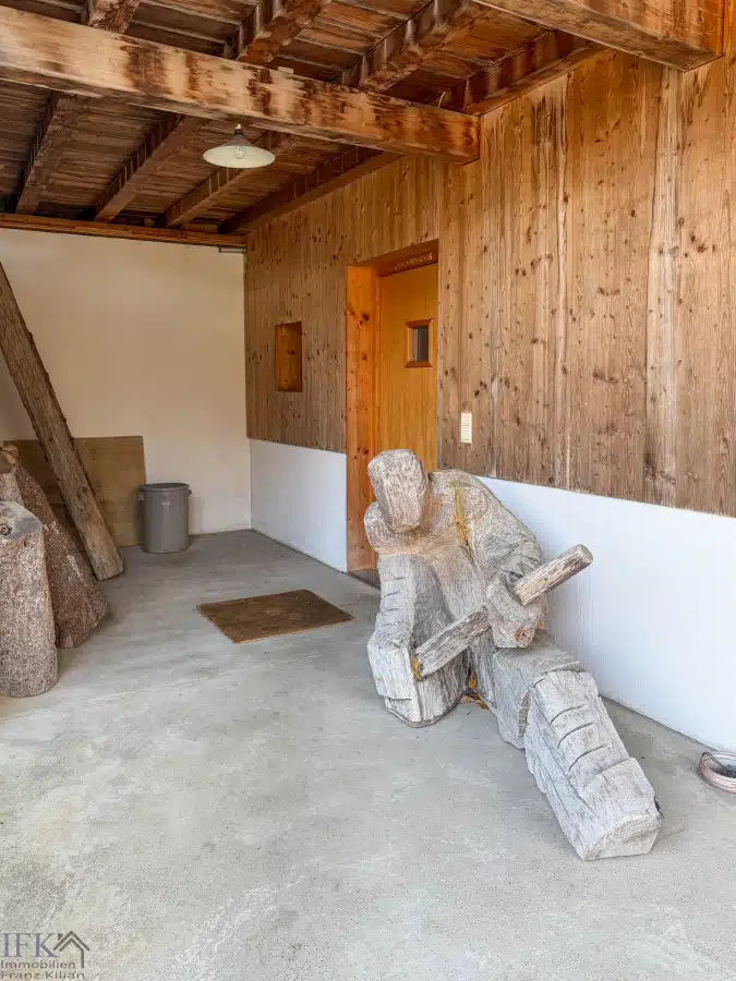 EG Eingang - Ökologisches Wohnen und Arbeiten unter einem Dach! Juwel in Uffing am Staffelsee!