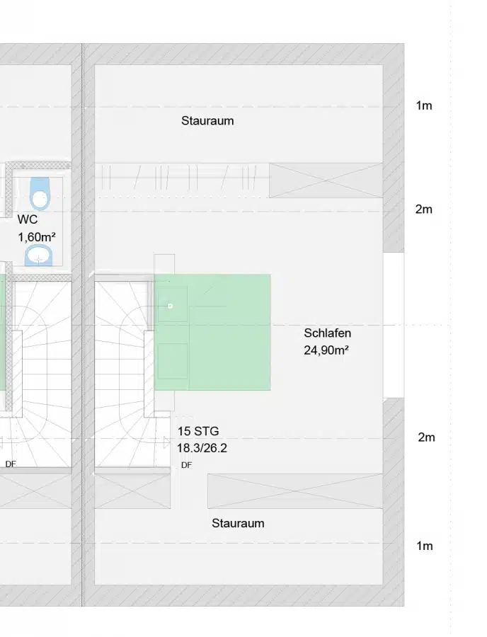Grundriss DG - Nur einen Steinwurf vom Staffelsee entfernt. Charmante Neubau DHH in Uffing am Staffelsee!