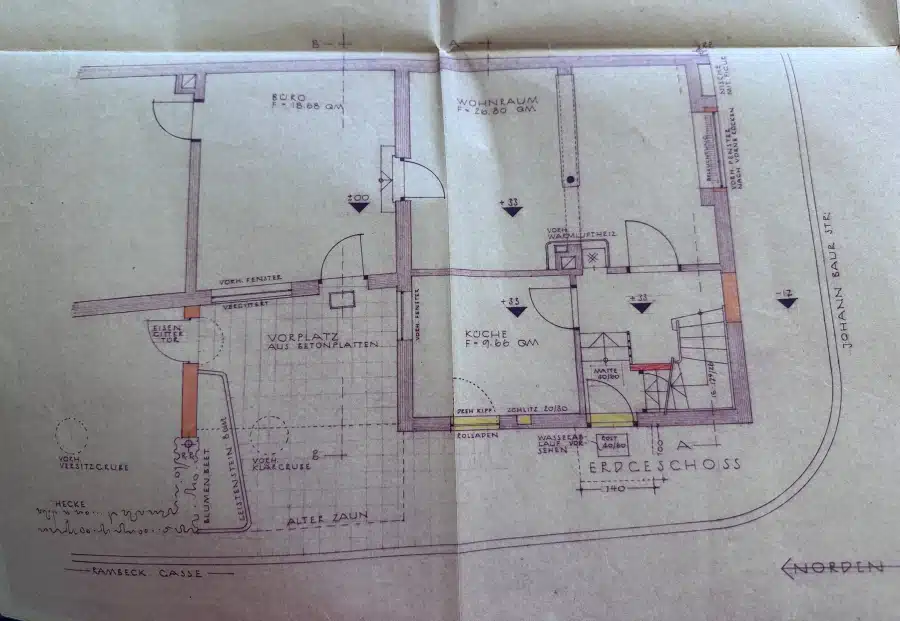 Grundriss EG Haupthaus - Ein Stadthaus mit vielen Möglichkeiten von Weilheim!
