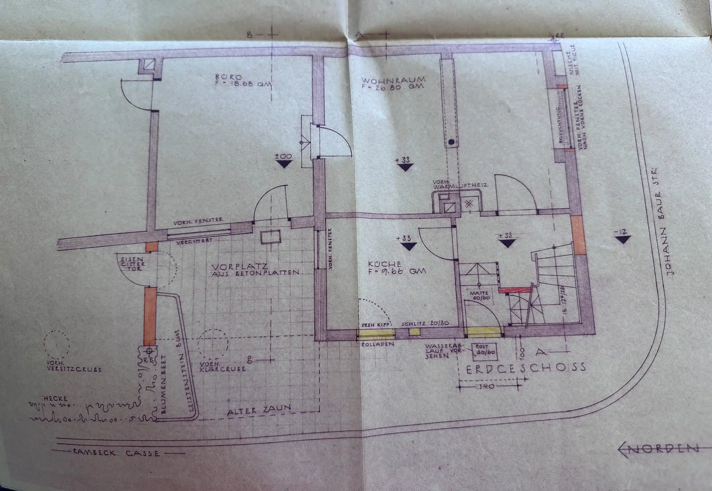 Grundriss EG Haupthaus - Ein Stadthaus mit vielen Möglichkeiten von Weilheim!