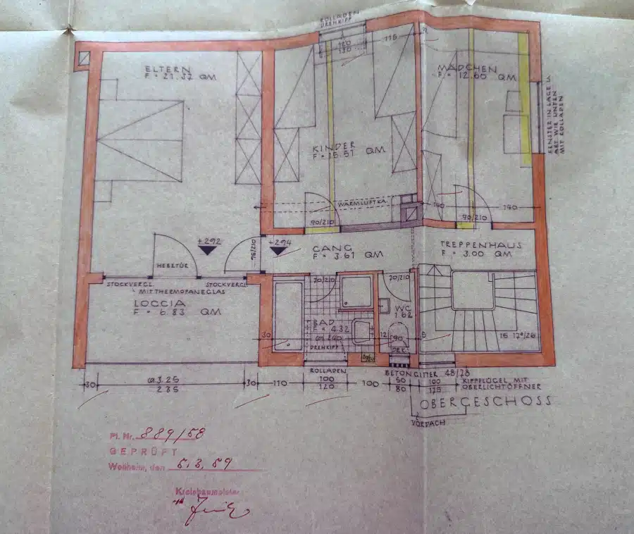 Grundriss OG Haupthaus - Ein Stadthaus mit vielen Möglichkeiten von Weilheim!