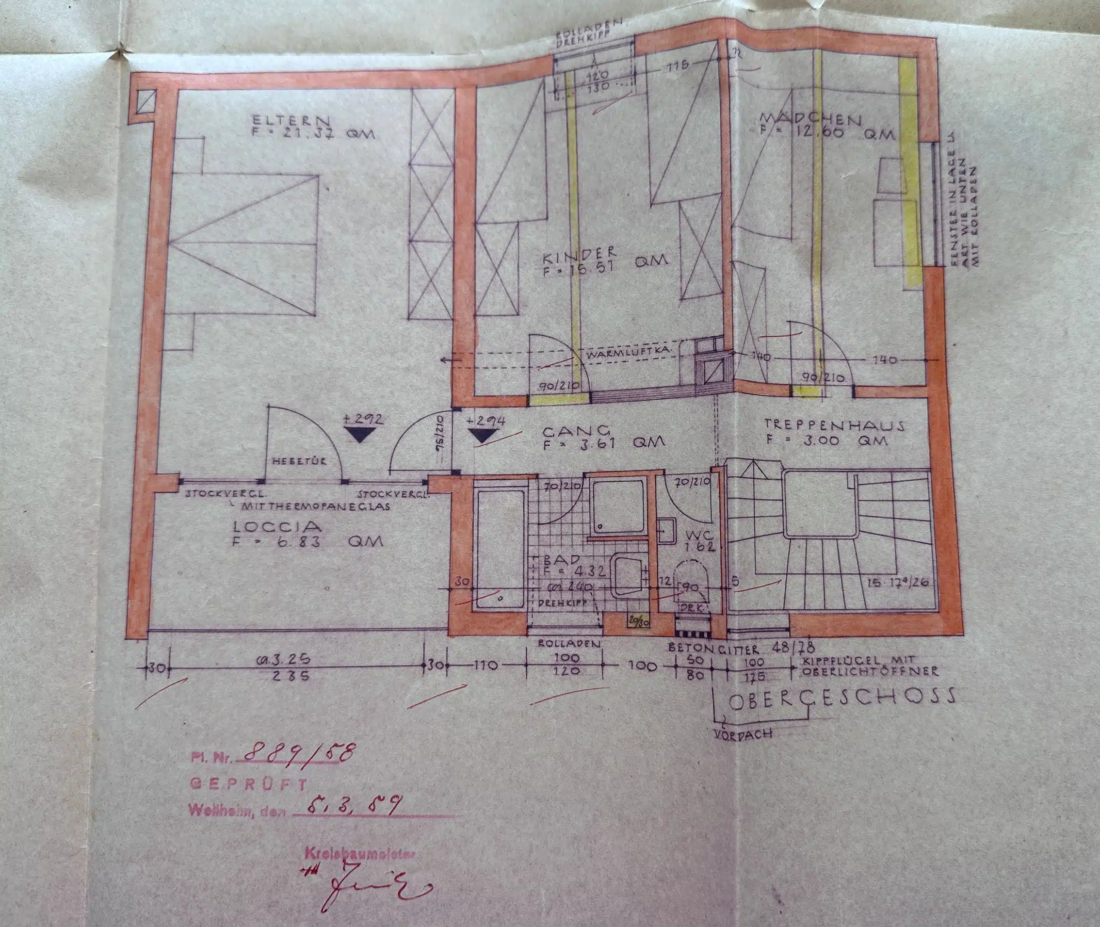 Grundriss OG Haupthaus - Ein Stadthaus mit vielen Möglichkeiten von Weilheim!