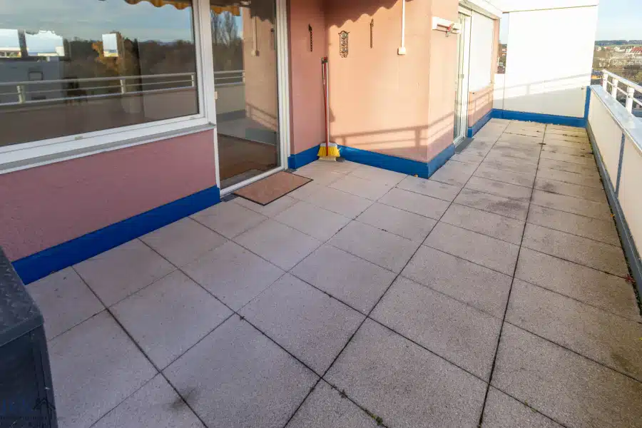 Dachterrasse - Sonnige Dachterrassenwohnung mit Blick Bergblick im Weilheimer Westen