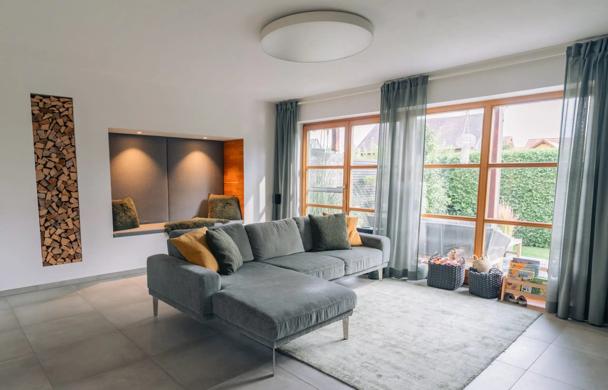 Wohnzimmer - Ein Haus zum Wohlfühlen! Hochwertige, moderne Doppelhaushälfte mit Traum-Ausstattung!