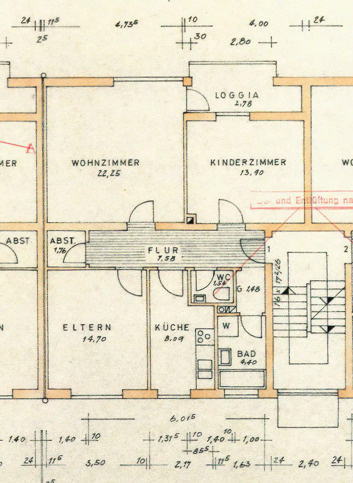 Grundriss - Beziehbare 3-Zimmer-Wohnung mit Süd-Balkon in Weilheim