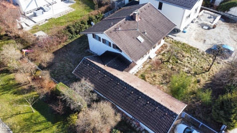 Objekt zum Wachküssen! Einfamilienhaus mit Nießbrauch in Fischen am Ammersee - Rückansicht (1415)