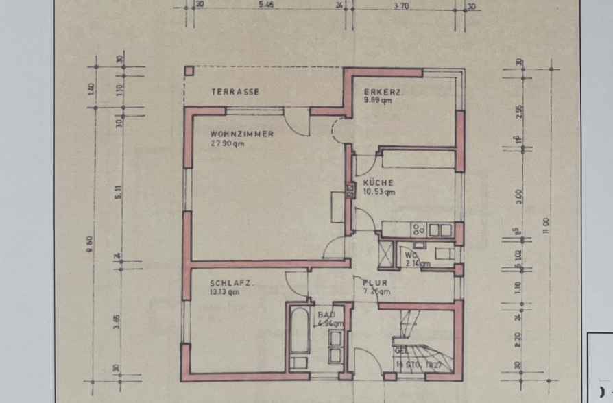 Objekt zum Wachküssen! Einfamilienhaus mit Nießbrauch in Fischen am Ammersee - Grundriss EG (40826)