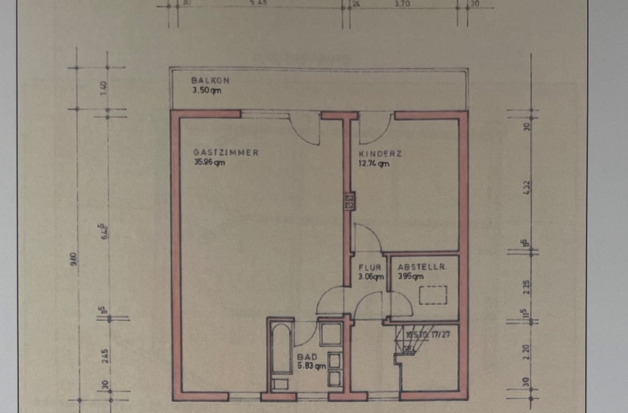 Objekt zum Wachküssen! Einfamilienhaus mit Nießbrauch in Fischen am Ammersee - Grundriss OG (40827)