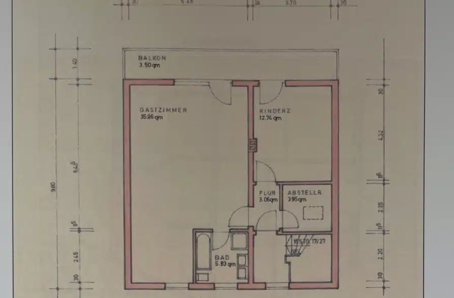 Objekt zum Wachküssen! Einfamilienhaus mit Nießbrauch in Fischen am Ammersee - Grundriss OG (40827)