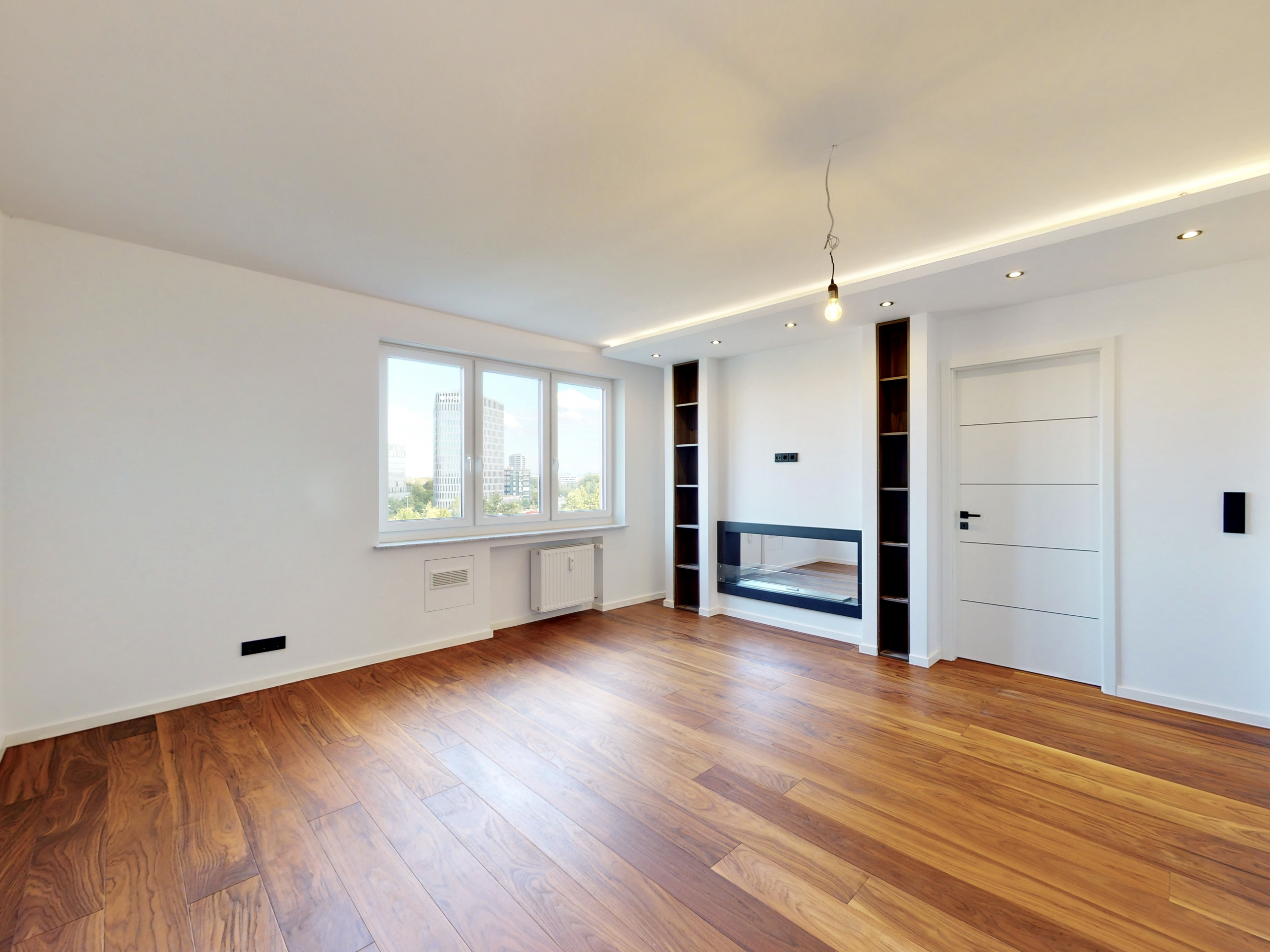 Luxus pur! Voll renovierte 2-Zimmer-Wohnung in Bogenhausen - Wohnbereich
