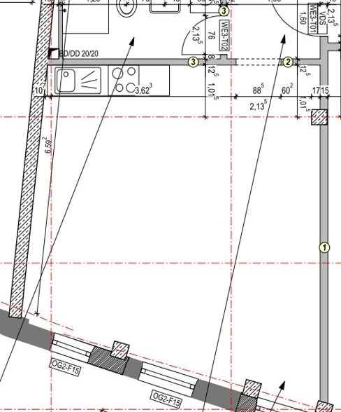 Schönes Appartement in der Weilheimer Innenstadt - Grundriss (38442)