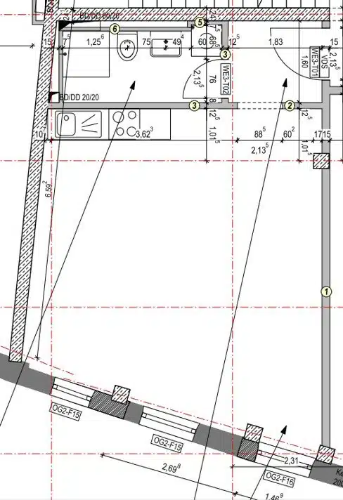 Grundriss - Schönes Appartement in der Weilheimer Innenstadt