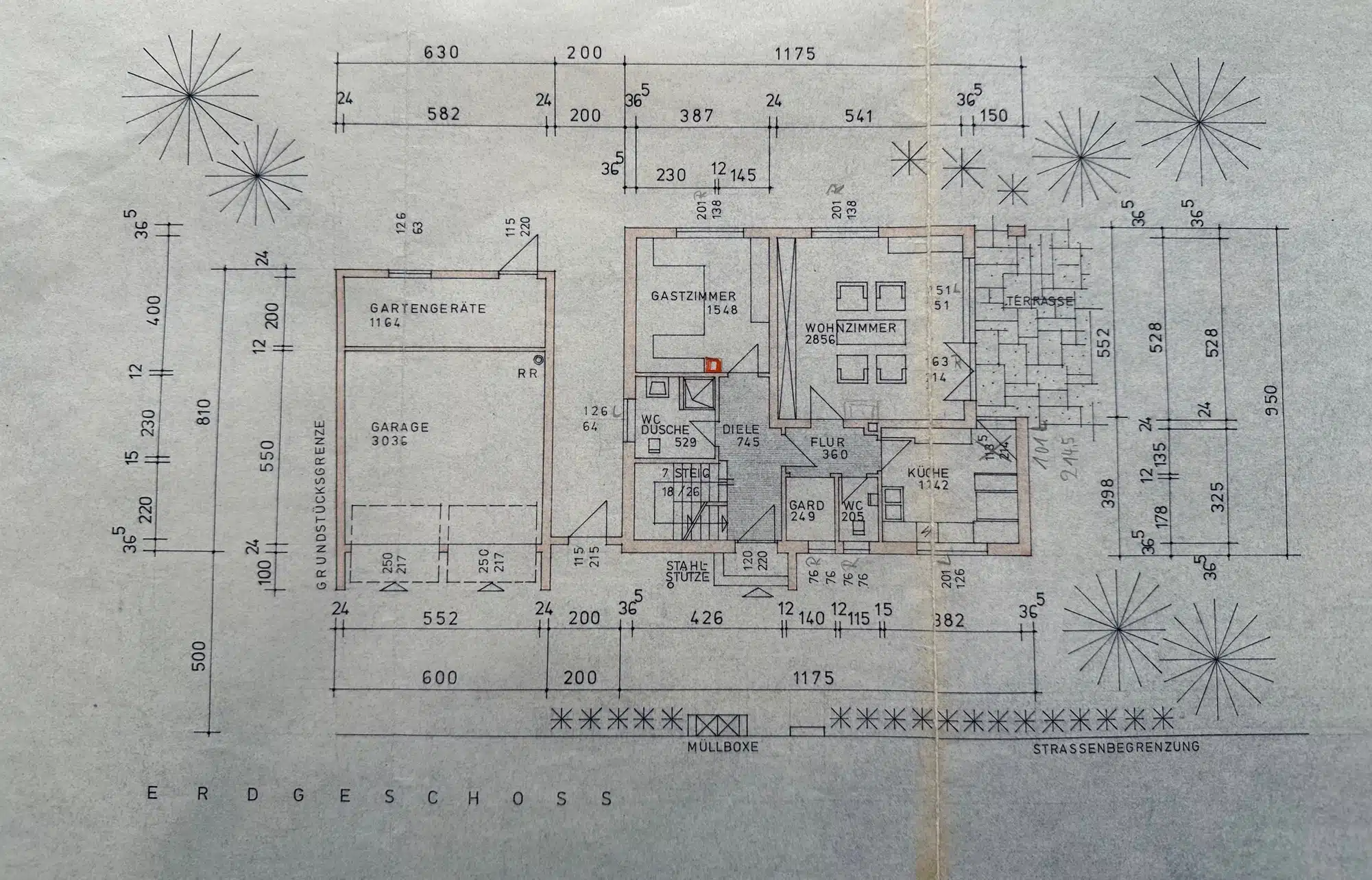 Grundriss EG - Freistehendes Einfamilienhaus zur individuellen Fertigstellung in Traubing