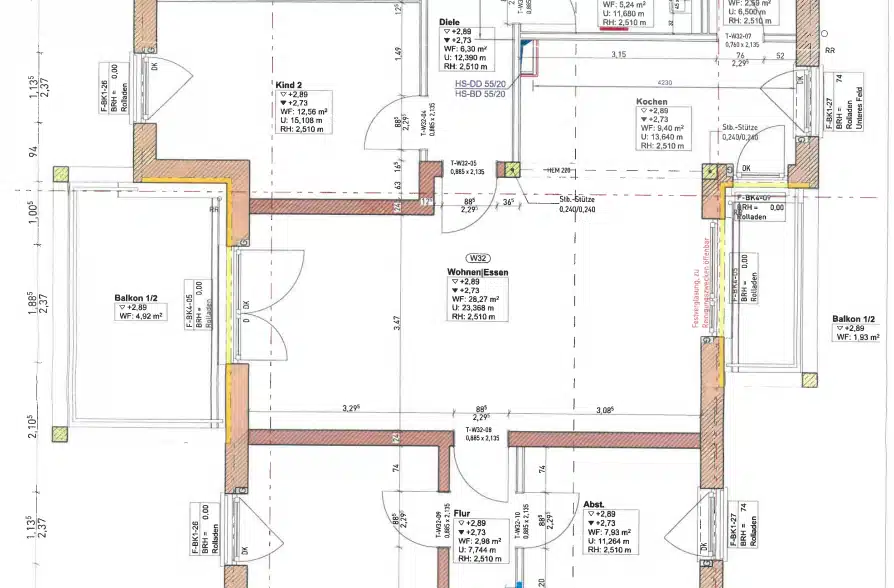Moderne 5-Zimmer-Wohnung im Weilheimer Westen - Grundriss (37570)
