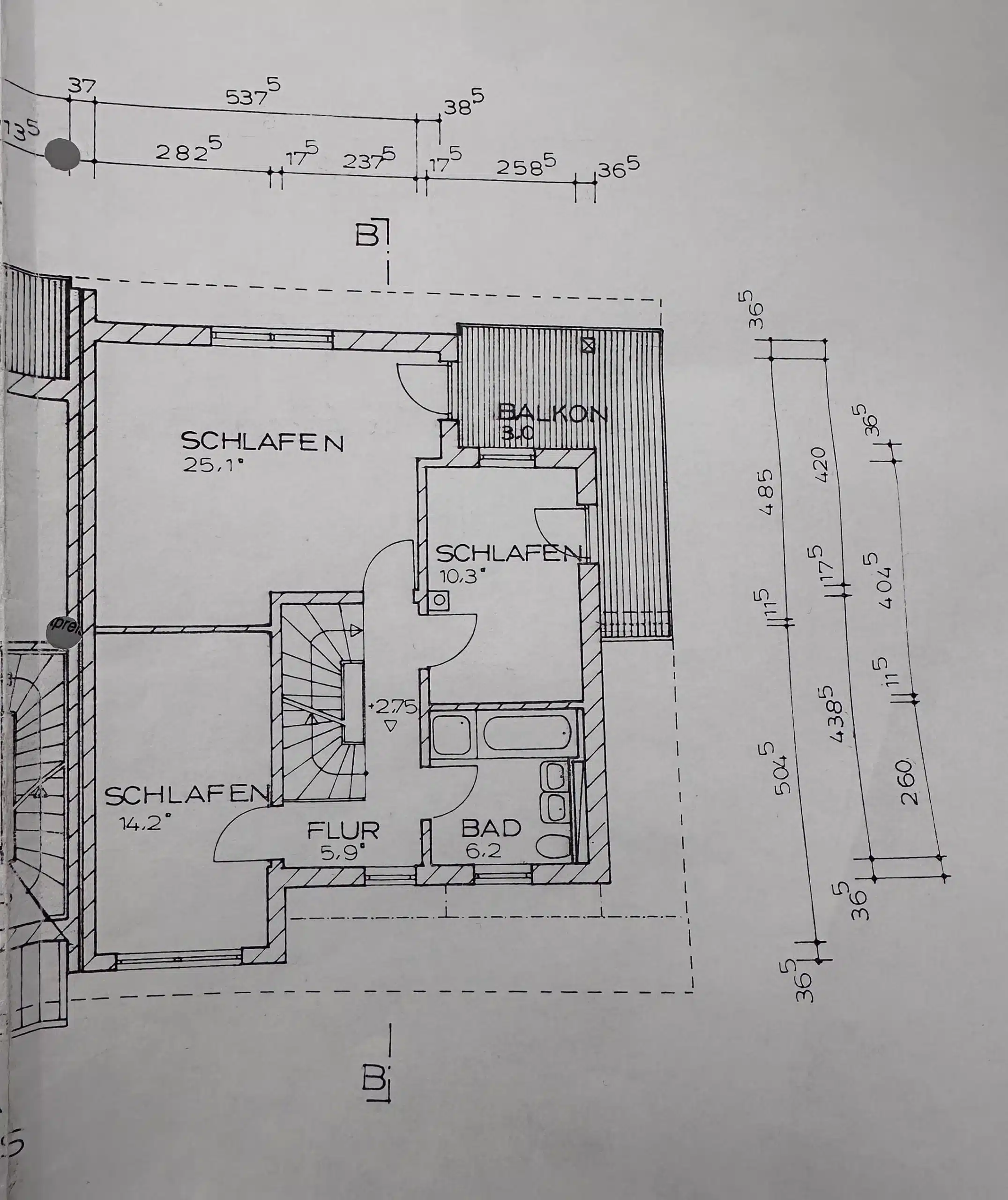 Grundriss OG - Platz für die ganze Familie! Doppelhaushälfte mit Einliegerappartement in attraktiver Lage