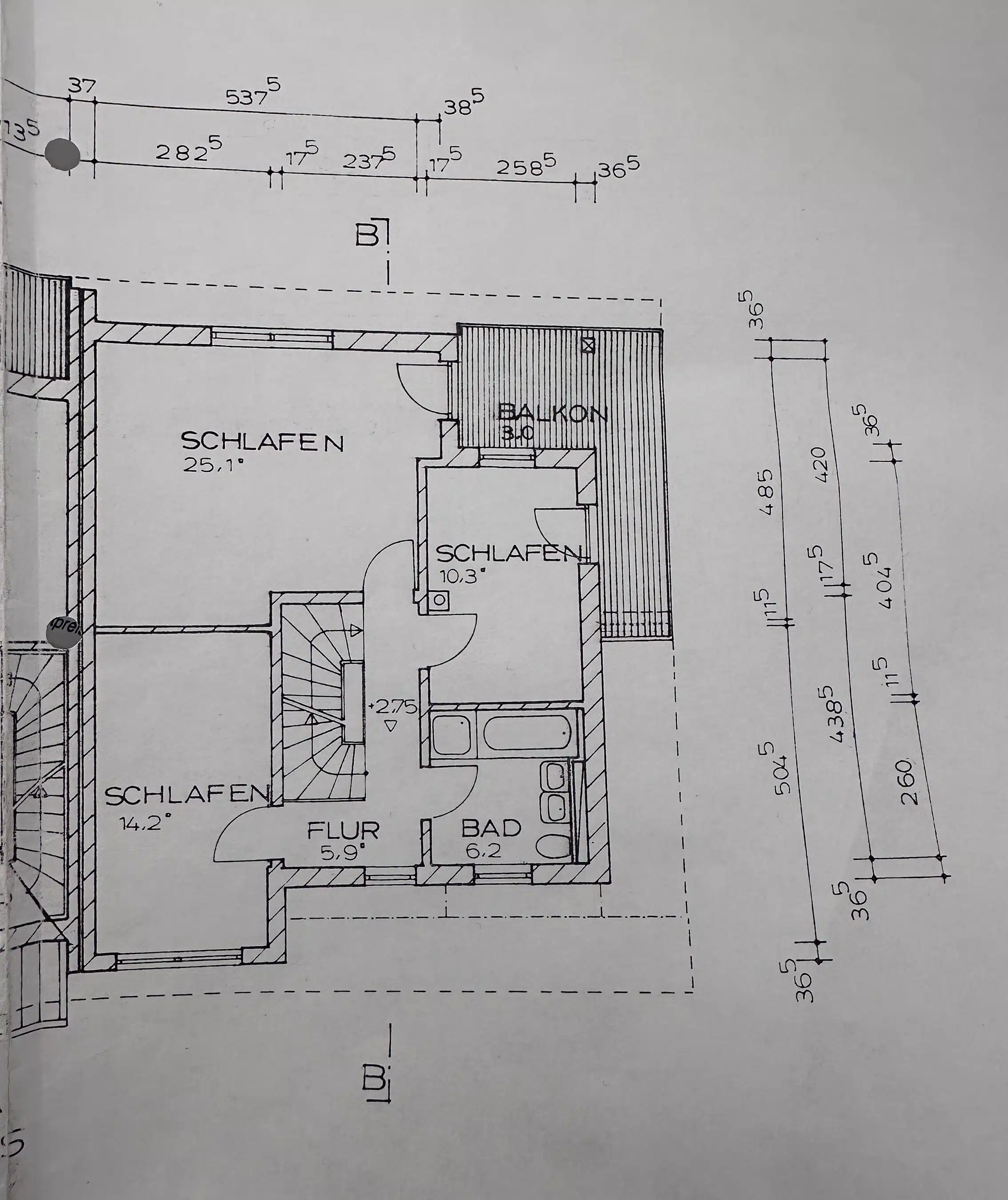 Grundriss OG - Platz für die ganze Familie! Doppelhaushälfte mit Einliegerappartement in attraktiver Lage