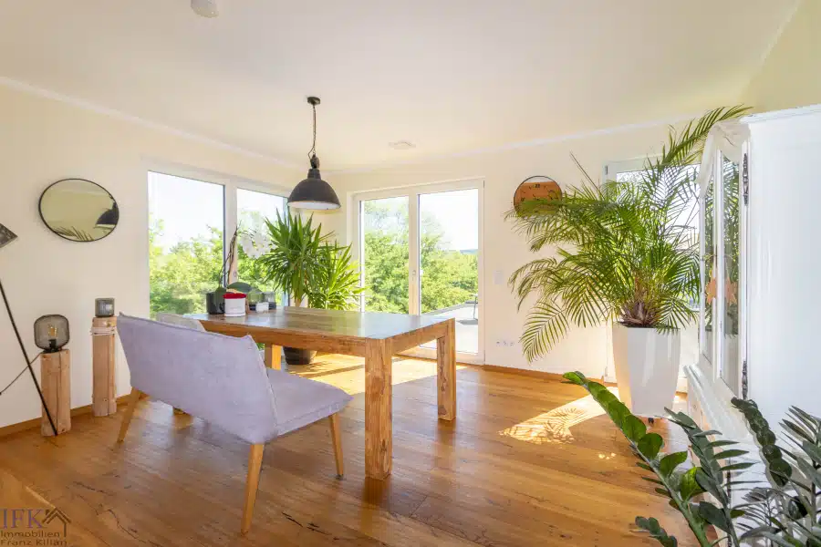 Essbereich - Hochwertige 3-Zimmerwohnung in Weilheim