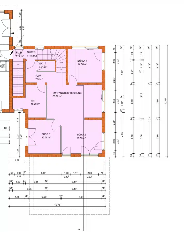 Grundriss OG - Hochwertige 3-Zimmerwohnung in Weilheim