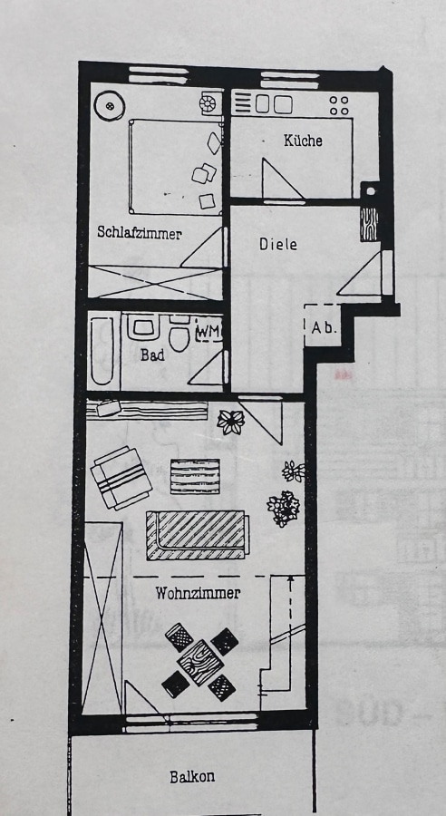 Traumhafte 3,5 Zimmer Maisonette-Wohnung in ruhiger Wohnlage! - Grundriss 2. OG