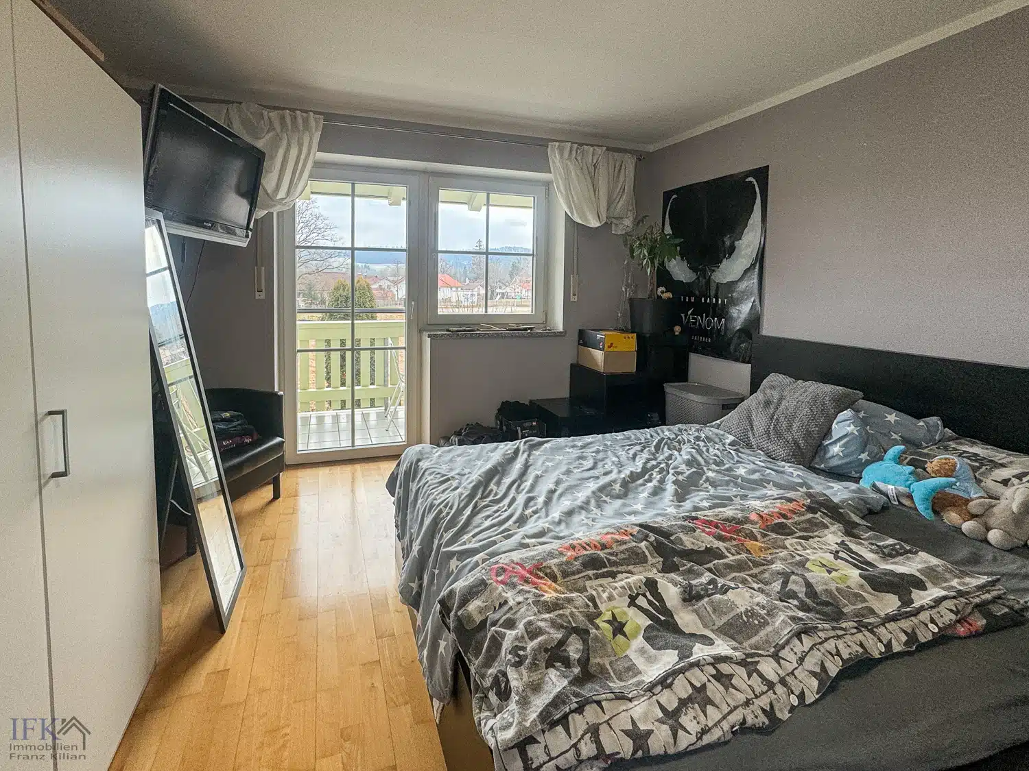 Schlafzimmer - Sonnige Doppelhaushälfte in bester Wohnlage in Peißenberg