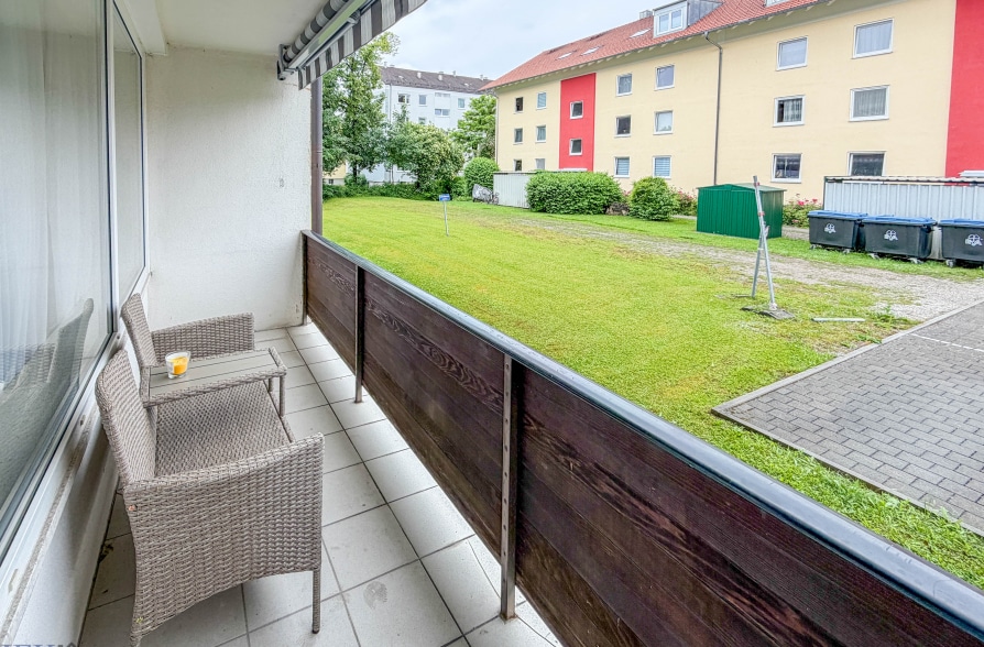 Kleine Wohnung, großes Potenzial – vermietetes Appartement mit Balkon in Weilheim - Balkon (43904)