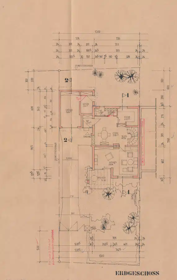Grundriss EG - Großzügige, sonnige Doppelhaushälfte in familienfreundlicher Lage von Weilheim