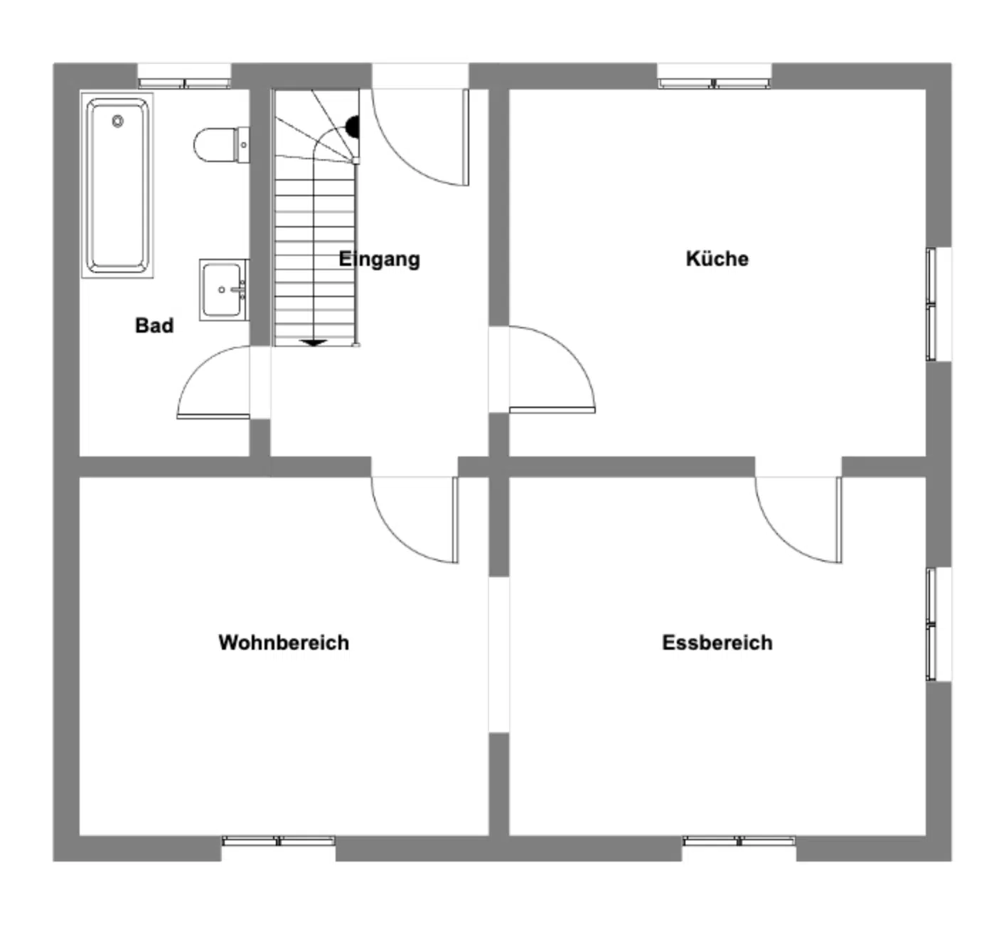 Grundriss EG - Naturliebhaber aufgepasst! Juwel mit traumhaftem Ausblick in Paterzell!