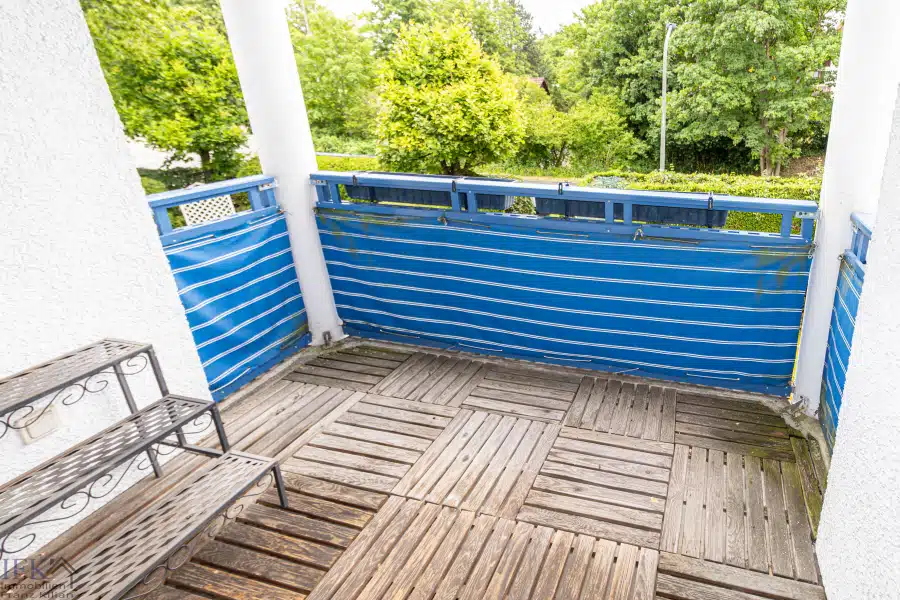 Balkon - Wohnen wie im Haus! Maisonettewohnung mit eigenem Garten in Weilheim!