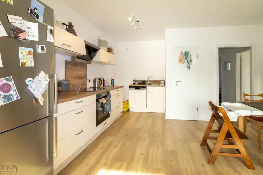 Küche - Sonnige Penthouse-Wohnung mit Blick auf die Ammer in Weilheim