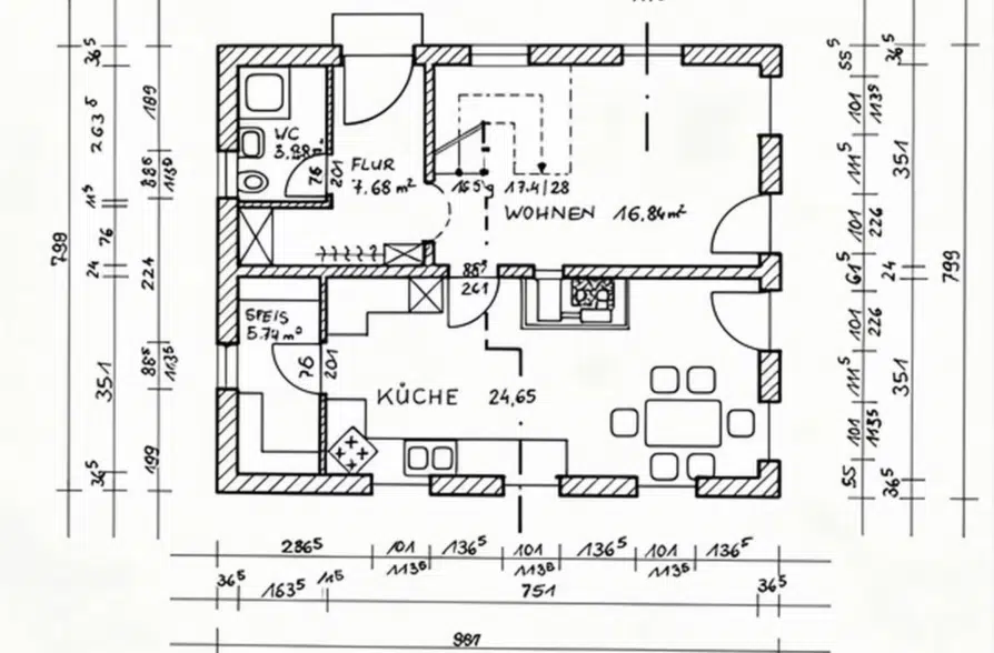 Schöner Wohnen in Peißenberg Wörth! Mediterranes Einfamilienhaus mit hochwertiger Ausstattung! - Grundriss EG (40197)