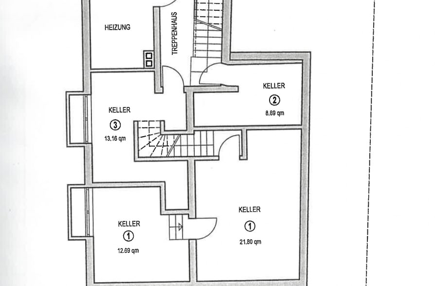 Vielseitig nutzbare Gewerbefläche für Ladenlokal oder Büro in zentraler Lage von Weilheim - Grundriss KG neu (34035)