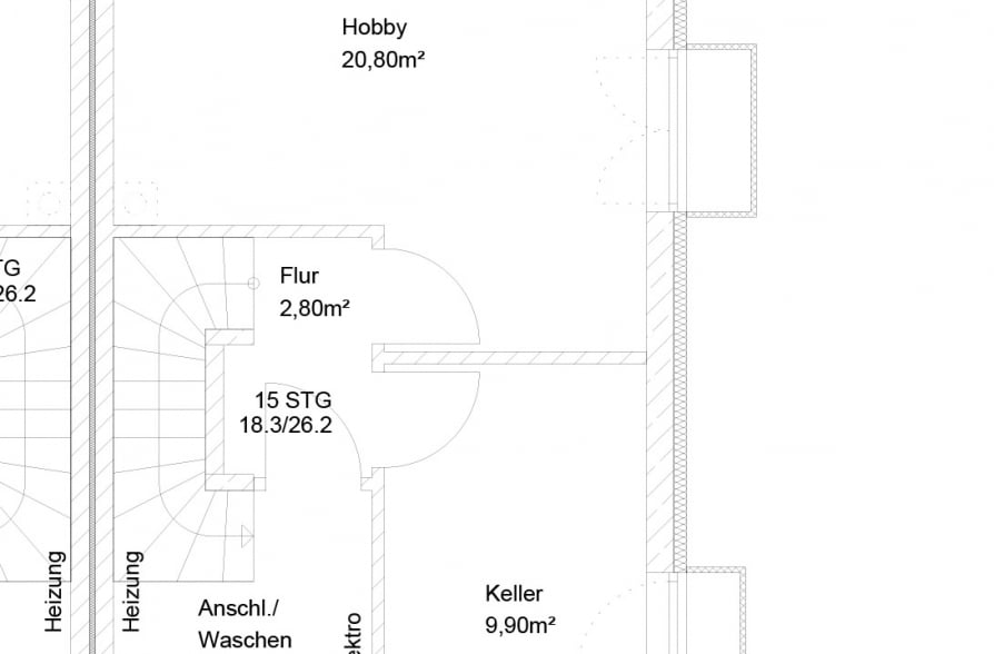 Nur einen Steinwurf vom Staffelsee entfernt. Charmante Neubau DHH in Uffing am Staffelsee! (2b) - 2b Grundriss KG 1 (36701)