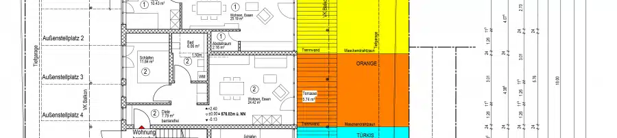 Grundriss - Neubau Erstbezug! 2-Zimmer Erdgeschoßwohnung im Weilheimer Osten
