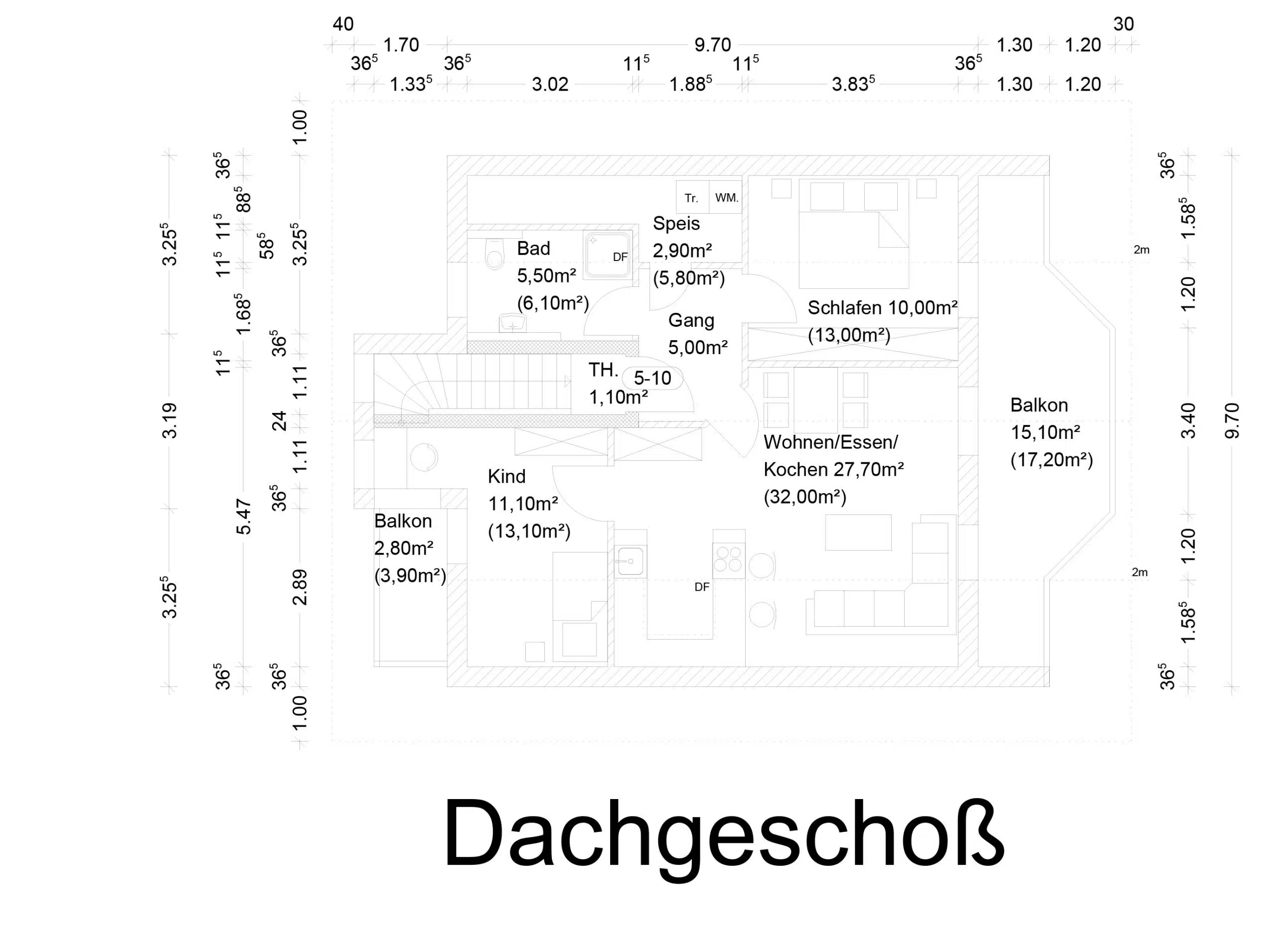 WE 10 DG - Modern, Energieeffizient, Maßgeschneidert. Neubau Dachgeschosswohnung (WE 10) in Bahnhofsnähe!
