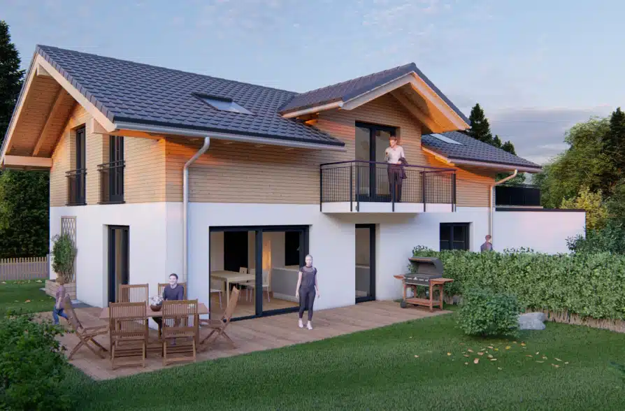 Neubau! Großzügiges Einfamilienhaus mit Einliegerwohnung in schöner Wohnlage von Weilheim - Illustration (38844)